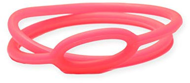 Tauchsportvertretung Silikon Neckband Befestigung für Atemregler, Farbe:pink/rosa