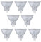 DoRight MR11 12V 20W GU4 Halogenlampen Dimmbar Warmweiß 2800K Spot Halogen Glühbirne Reflektor Leuchtmittel, GU4 Spotstrahler Halogen Birne Mit Glasabdeckung 300LM (8 Stück)