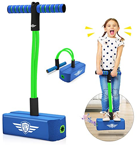Toyzey Jeu Enfant 3-12 Ans, Pogo Jumper Garçon Fille, Ballon Sauteur Jouet Amusant pour Cadeau Anniversaire