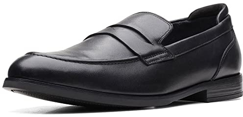 Clarks Bradish Ease Mens Black Leather, 9