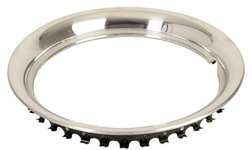 Hansen Styling Parts Anneau de jante 17 en acier inoxydable (1 pièce) compatible avec jantes en acier de 17