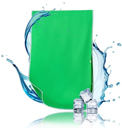 CULYA Asciugamano Rinfrescante 90 × 30 cm con Bottoni a Pressione – Asciugamano Refrigerante Sportivo Riutilizzabile per Sport e Caldo, UPF 50+, Facile da Riattivare – Bagnare e Scuotere