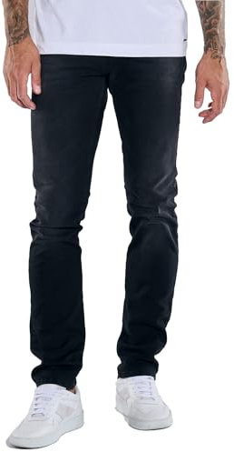 emilio adani Herren Herren Super-Stretch-Jeans Slim fit, 37359, 37359, Anthrazit in Größe 36/34