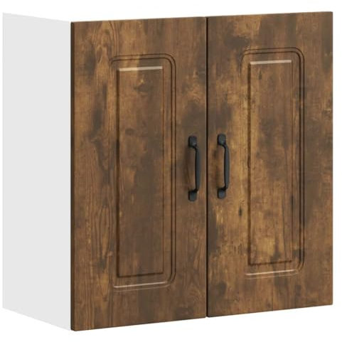 vidaXL Küchen-Hängeschrank Kalmar Räuchereiche Holzwerkstoff, Wandschrank Küche, Wandschrank, Oberschrank, Küchenschrank, Hängeschrank