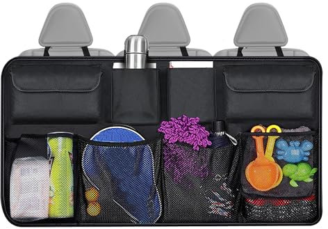 Flaconi Organizer Bagagliaio Auto,Portaoggetti Sedile Posteriore Auto,Accessori Interno,Impermeabile Organizzatore Bagagliaio,Organizer Bambino per auto SUV