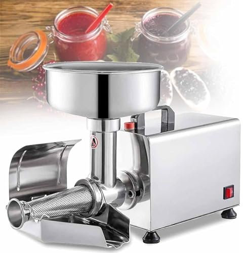 LSBHPPD Robot Culinaire Commercial, Machine à Tamiser Les Tomates électrique, Passoire Et Machine à Sauce, Moulin à Aliments De Qualité Commerciale pour La Maison,220V