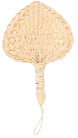 Mobestech Éventail Décoratif Authentique en Forme De Feuille pour La Maison Une Fête De Mariage