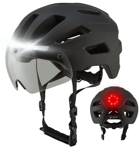 GOOFF Rider Casque de Vélo | Casque pour adultes avec options | Compatible vélo électrique, route et VTT | Femmes et hommes