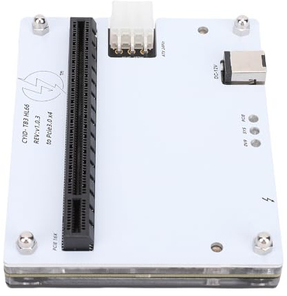 Sxhlseller Base para Tarjeta Gráfica Externa USB4.0, Estación de Acoplamiento EGPU con Cable de 1 M para Computadora Portátil y Mini PC, Ranura PCIe 16X para GPU, SSD, Tarjeta de Sonido, de Red 10G