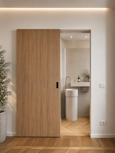 Brackle HiddenRail 1800 – Binario Invisibile per Porte Scorrevoli Filomuro fino a 80 kg | Sistema Scorrevole a Scomparsa Professionale (NO Porta)