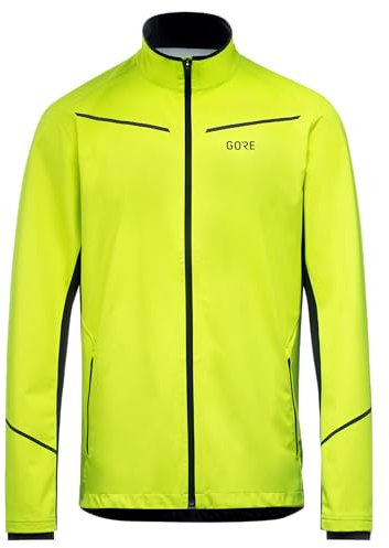 GORE WEAR Herren R3 Partial Gore-tex Infinium™ Jacke, Neon Yellow/Black, XL EU
