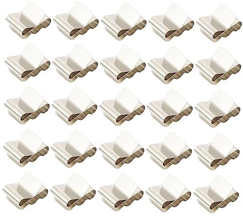 SOLUSTRE 50stücke Pack Solarmodul-kabelclips Solarkabelclips Für Kabelbaum Und Kabelrahmenmanagement Langlebige Und Professionelle Kabelklemmen Ohne Beschädigung Der Kabelisolierung