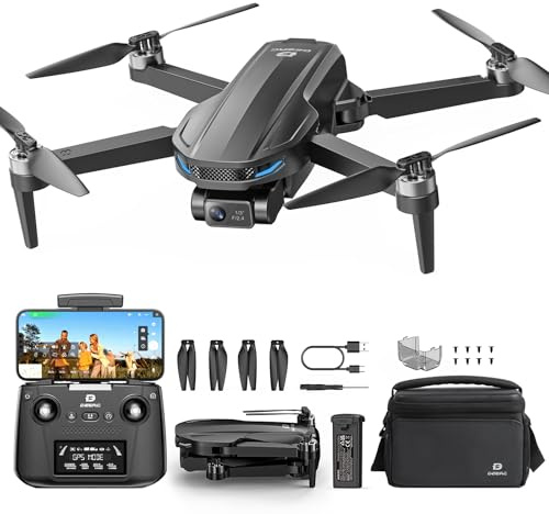 DEERC D65 Drönare EIS 4K,Kamera med 2-axlig kardan,249g,GPS Follow Me,26 min batteritid,800m bildöverföring,intelligent retur,för vuxna och nybörjare,C0