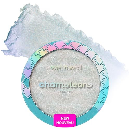 Wet n Wild Chameleon Chrome Highlighter, Lichtreflektierende Pigmente für eine Dynamische Farbveränderung, Liquid-to-Powder-Textur für eine Einfache Anwendung, Aufbaubare Formel, Venus Swing