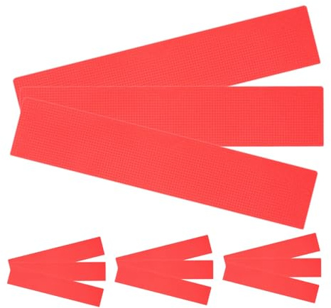 TOYZFRIENDY Lot de 12 Marqueurs Rectangulaires pour Terrain De Sport Marquage De Terrain De Jeu Marqueurs À Disque Plat pour Court De Tennis