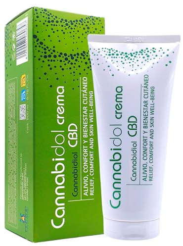 Tegor Cannabidol Crema con CBD y Aceite de Cáñamo 200ml - Crema de Masaje para Alivio Muscular y Articular - Efecto Calor Intensivo - Con Árnica, Castaño de Indias y Aceites Esenciales