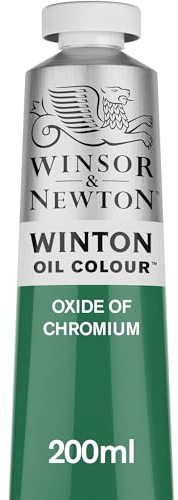 Winsor & Newton Winton 200ml Oil Colour - Oxide of Chromium,1437459
