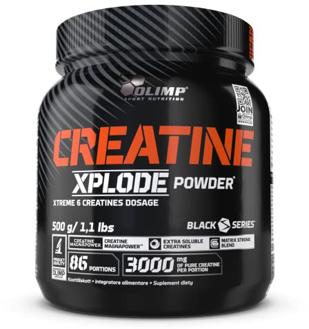 Olimp Creatine Xplode Powder, Grapefruit, 500 g, black