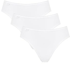 Sloggi 24/7 Cotton Tai C3P, Slip Donna, Bianco (White), 48