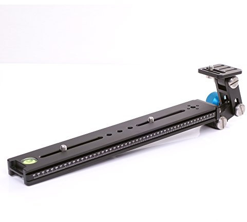 FOTGA TH-01 Objectif télézoomable longue mise au point + plaque d'objectif à dégagement rapide 250 mm compatible avec rotule Benro Arca Swiss