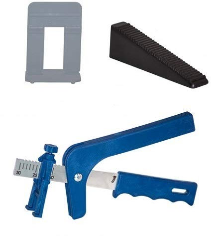 Sistema de nivelación 1 mm 80 laschen 16 – 30 mm azulejos grosor 30 cuñas + Metal Alicate