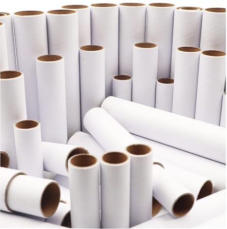 Craftplay Cardboard modelling rolls | Pack of 75 rolls! | Assorted sizes