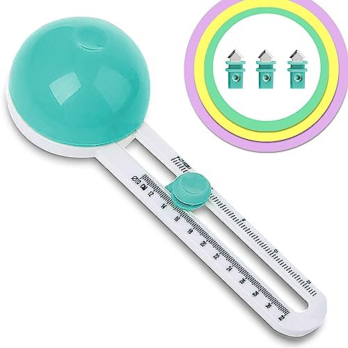 Kreisschneider, Papierkreisschneider, Bastelkreis-Schneider zum Basteln, kreisförmige Papierschneider, verstellbare Kreise, Schneidewerkzeug für Papiere, Kompassschneidewerkzeug, Schnittdurchmesser