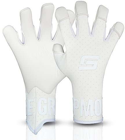 GRIPMODE Torwarthandschuhe Herren Air Whiteout FT - Fußball Torwarthandschuhe mit Belag aus Griptec® für jedes Wetter - Fußballhandschuhe für Kinder, Jugendliche & Erwachsene - Größe 11