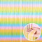 Twinkle Star Lametta Vorhang Regenbogen, 2 Stück 1x2.5m Fasching Kindergeburtstag Party Vorhänge Bunte Foto Hintergrund Wand Luftschlangen Deko für 18 Geburtstag Deko, Verlobung Deko,Gothic Deko