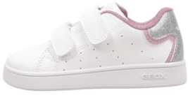 Geox B Eclyper Girl, Scarpe da Ginnastica Bimba 0-24, Rosa Bianca, 20 EU