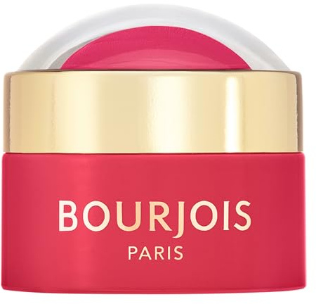 Bourjois Little Round Pot Cream Blush, 04 Sunbeam Peach, Modulabile, Dura tutto il giorno, Formula liscia e sfumabile, Effetto naturale, 8,5g