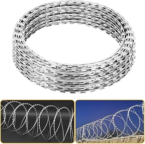 Valla de alambre de púas galvanizado, malla de metal resistente a la intemperie para uso industrial, red de jaula enrollable, ideal para fábricas y aplicaciones al aire libre.