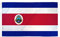 AZ FLAG - Flagge Costa Rica - 150x90 cm - Kostaricanische Fahne 100% Polyester mit Messing-Ösen - 110g