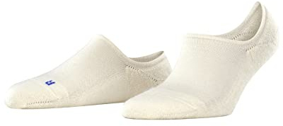 FALKE Keep Warm W In lana invisibili tinta unita 1 paio, Calzini fantasmini Donna, Bianco Off-White 2040, 37-38