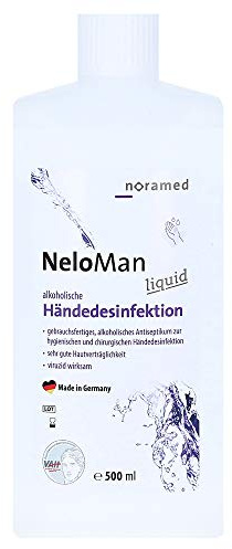 HÄNDEDESINFEKTION alkohol.Spenderflasche NeloMan