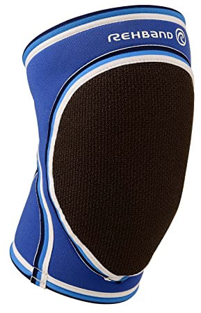 Rehband PRN Rodilleras originales, 1 pieza, protección para las rodillas, rodilleras de balonmano, rodilleras de voleibol, protector de rodilla de neopreno para deportes, Color:Azul, Talla:L