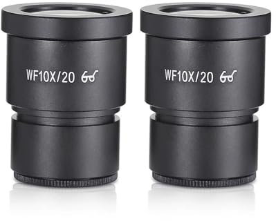 Mikroskop-Zubehör-Kit 2 Stück Weitwinkelokular WF10X 20 mm Mikroskop Weitwinkelokular 30 mm Montageschnittstelle Okular for Stereomikroskop Mikroskopische Objektträger