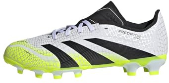 Adidas Unisex niños Predator League Multi Ground Football Boots Kids, FTWR White/Core Black/Lucid Lemon, 38 EU
