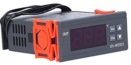 Termostato Digital, Controlador de Temperatura del Termostato de Reptiles Controlador de Temperatura PID Salida de Estado Sólido 0.1 con 0.1 ℃ Precisión y una Potencia Máxima de 240W para Industrial