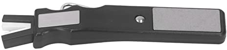 Cryfokt Afilador de Patines de Hielo, Ligero Portátil de 2.5 Oz, Afilador de Esmeril con Superficies Alisadas Cerradas para Patinaje de Velocidad y Cuchillos Al Aire Libre