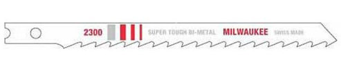 Milwaukee Electric - 4 WOOD CUTTING JIG SAW BLADES 6 TPI BI-METAL U-SHA