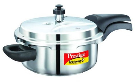 Prestige Pressure Cooker, 3-Liter, Silver