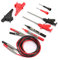 Messleitung Kit AIDBUCKS Messleitungen für Multimeter Messspitzen Kabel Set 10 Stücke Professionelles elektronisches Zubehör Set Inklusive 4mm Silikon Verlängerung, Krokodilklemmen, Abgreifklemmen usw