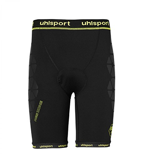 Uhlsport Homme Bionikframe Sous Short, Noir/Jaune Fluo, XL EU