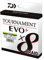 Daiwa Tournament x8 Braid EVO+ 0.08mm, 4.9kg/10.7Lbs, 270m, Chartreuse, Geflochtene Angelschnur, 12761-108