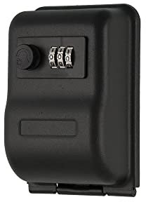 JUNG Tarmo Schlüsseltresor mit Zahlencode 3 stellig, für aussen und innen, Key Safe mit Code, Schlüsselbox Mini Tresor, Schlüssel Tresor 145 x 105 x 65 mm