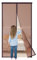 Magnet Fliegengitter Tür 90x210cm,Moskitonetz Tür,Insektenschutz Vorhang Balkontür,Fliegenvorhang Schiebetür,Automatisch Verschließen, Klebemontage Ohne Bohren,Braun