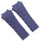 RTRCAGAKM Weiches Gummiarmband for Herren, passend for die for Porsche Design P6620-Serie, Armband aus Silikon for Damen, wasserdichtes Sportarmband, Uhrenzubehör(Blue-No buckle)