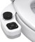 WRISIN Bidet Toilette WC Bidet Japonaise Pulvérisateur Bidet Kit Abattant WC Alle De Bain avec Double Buses rétractables autonettoyantes (BLACK)