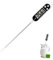 Digital Meat Thermometers for Cooking - Fast & Precise LCD Display Digital Food Thermometer with 5.7in Long Probe, Auto Shutdown, Probe Tip Cover - Ideal for Kitchen, Baking, Frying, BBQ